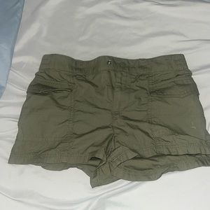H&M Green Cargo Shorts